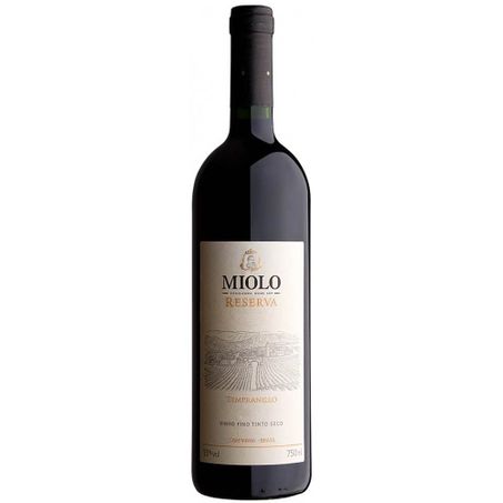 VINHO MIOLO RESERVA TEMPRANI 750ML