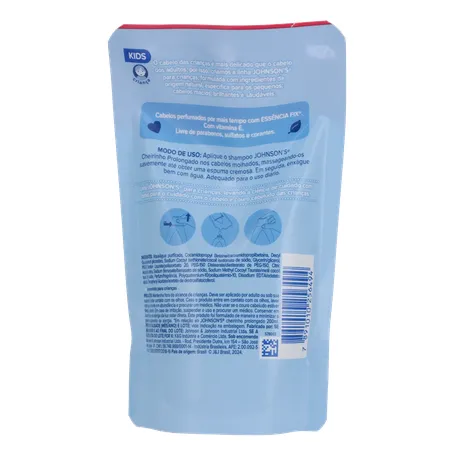 Shampoo Johnson's Kids Cheirinha Prolongado Sachê 180ml 360-19