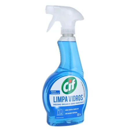 Limpador de Uso Geral Cif Limpa Vidros Frasco Borrifador 500ml 360-34
