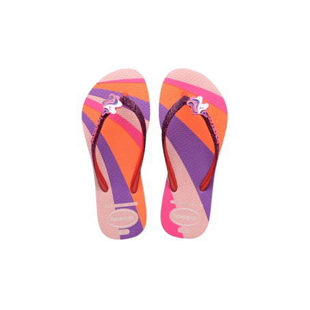 CHINELO HAVAIANAS INFANTIL SLIM GLITTER CANDY PINK 25/26