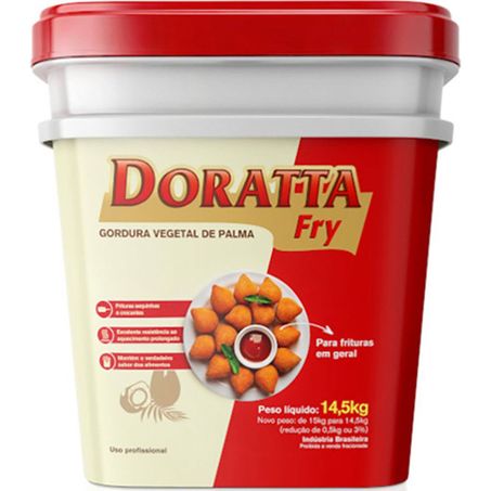 GORDURA VEGETAL DORATTA FRY BALDE 14,5KG