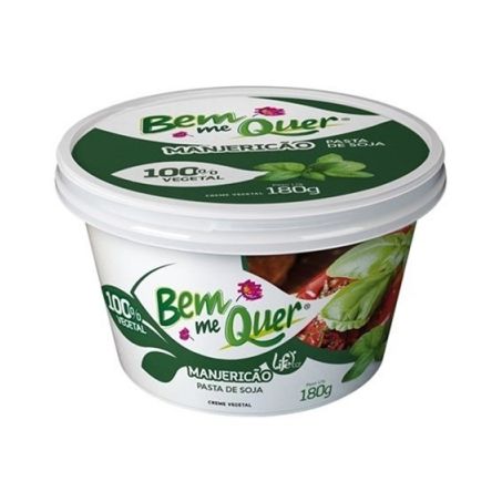 Pasta de Soja Bem Me Quer Manjericão Pote 180G