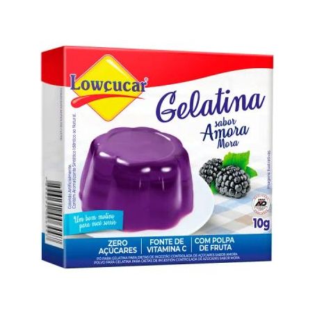 PO PARA GELATINA LOWCUCAR DIET AMORA 10G