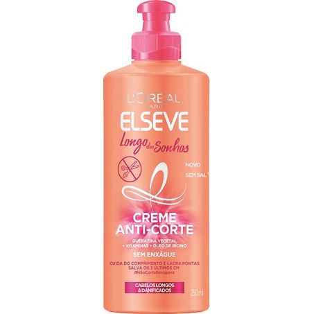 CREME PARA PENTEAR ELSEVE 250ML LONGO DOS SONHOS
