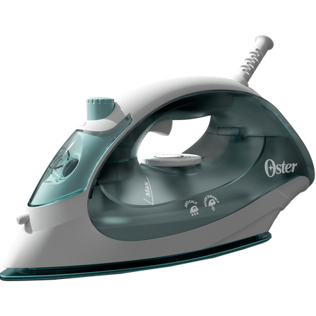 Ferro de passar a vapor oster antiaderente branco e verde gcstbs5002