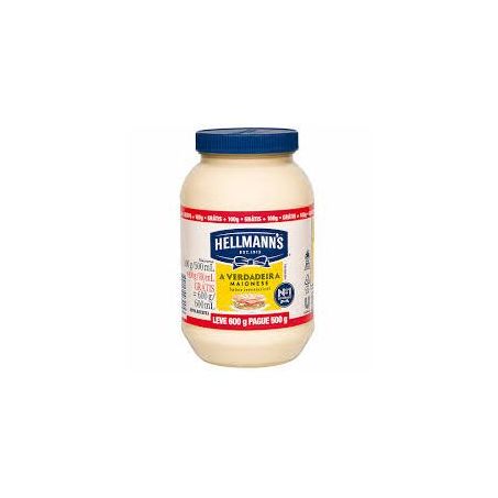 Maionese hellmanns promocional 600g