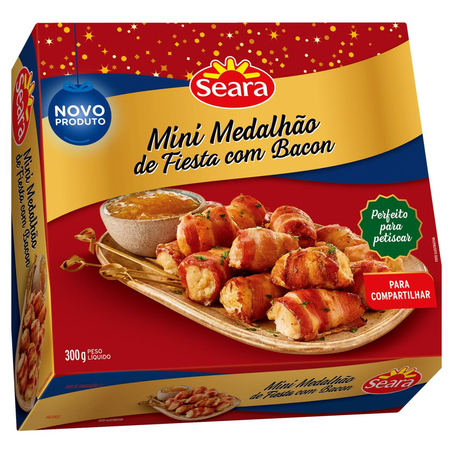 Medalhão de Fiesta Seara 300g - Com Bacon