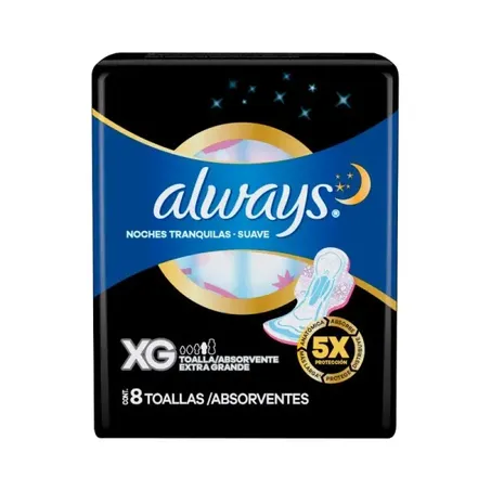 Absorv always suave noites tranq c/ab xg