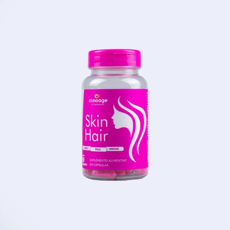SKIN HAIR 500MG 90CAPSULAS CLINOAGE