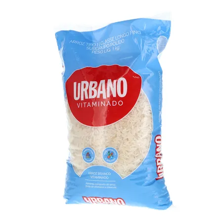 Arroz branco urbano vitaminado 1kg 360-2