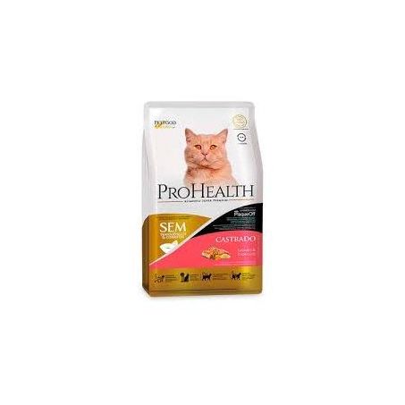 Ração para gatos castrados pro health super premium salmão 500g