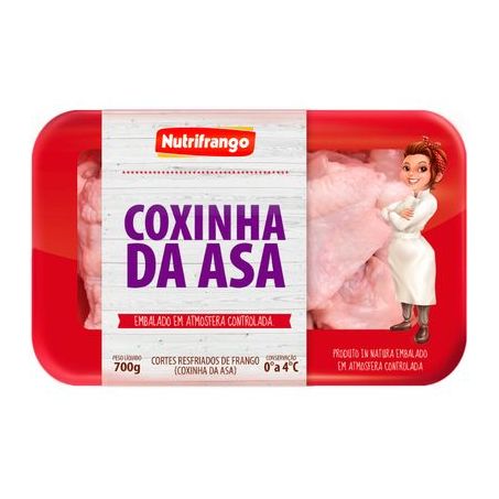 Coxa da asa de frango Nutrifrango resfriada 700g