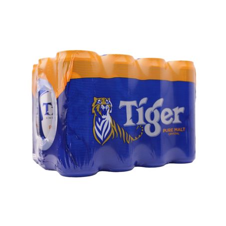 Cerveja Tiger Puro Malte Crystal Lata 350ml - Pacote com 12un - 4.2lt 360-55