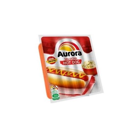 SALSICHA AURORA HOT DOG SEM CORANTE  500G