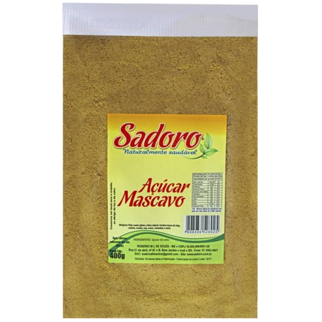 AÇÚCAR MASCAVO SADORO 300G