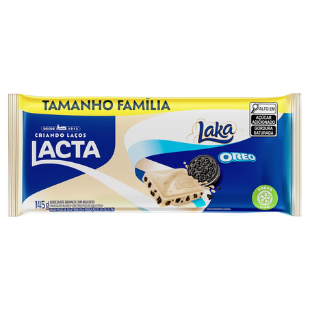 Chocolate Lacta 145g - Laka/ Oreo