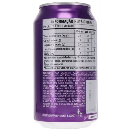 Refrigerante de Uva Sukita Lata 350ml 360-16