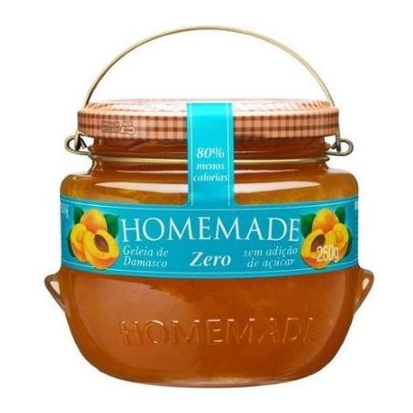 Homemade Geleia Damasco 250G Zero Adição De Açúcares