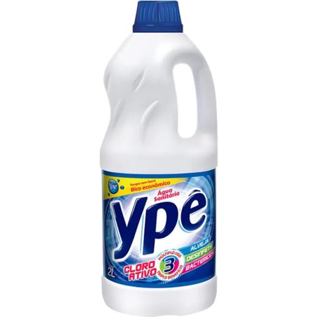 Agua sanitaria ype cloro ativo 2l