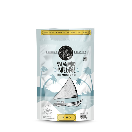 Sal Marinho BR Spices Integral Pacote 500g