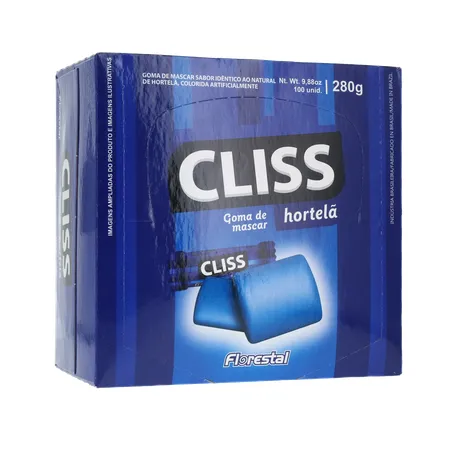 Chiclete florestal cliss hortelã 280g 360-34