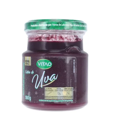 Geleia de Uva Vitao Zero Açúcar 180G 360-2
