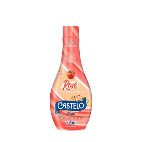 MOLHO CASTELO 236ML ROSE CX 12.0