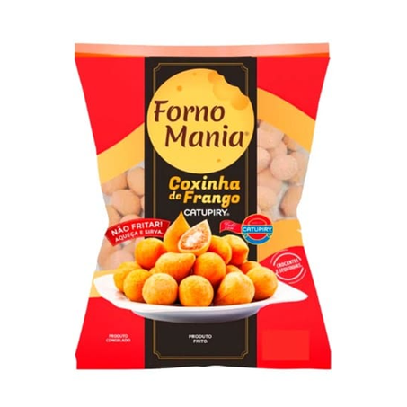 Coxinha de Frango C/ Catupiry Cong Forno Mania 500g