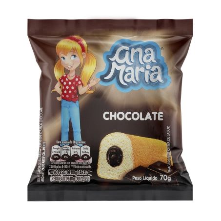 BOLO NUTRELLA ANA MARIA TRADICIONAL CHOCOLATE 70G