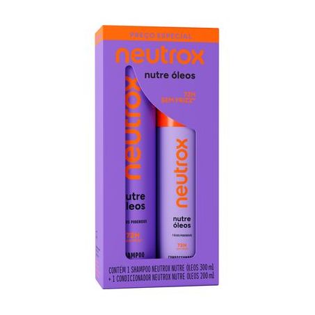 Kit neutrox sh 300ml+cond 200ml nutre oleos.