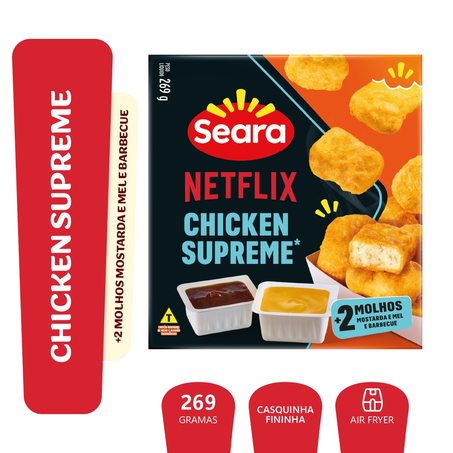 Chicken Supreme com 2 molhos Seara Netflix 220g