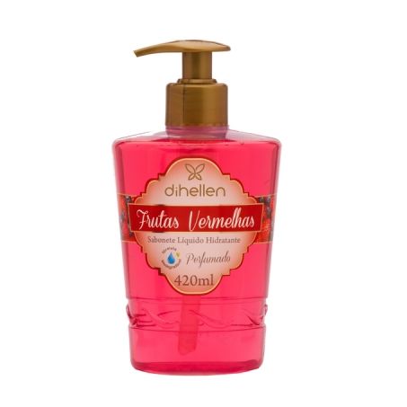 Sabonete Liquido Dihellen Frutas Vermelhas 420ML