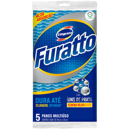 Pano limppano furatto azul c/5