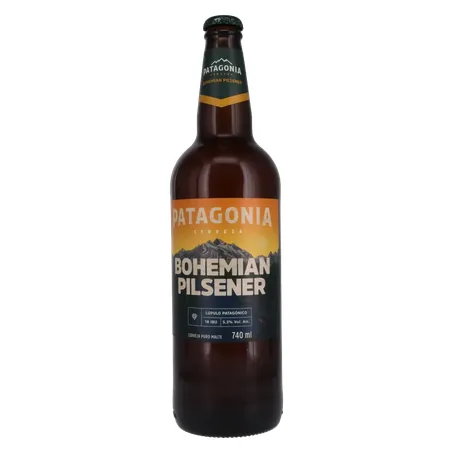 Cerveja Patagonia Bohemian Pilsener Puro Malte Long Neck 740ml 360-1