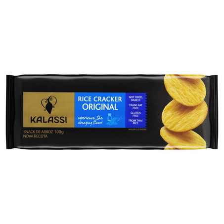 Biscoito Tailandês Kalassi 100g - Cracker - Original