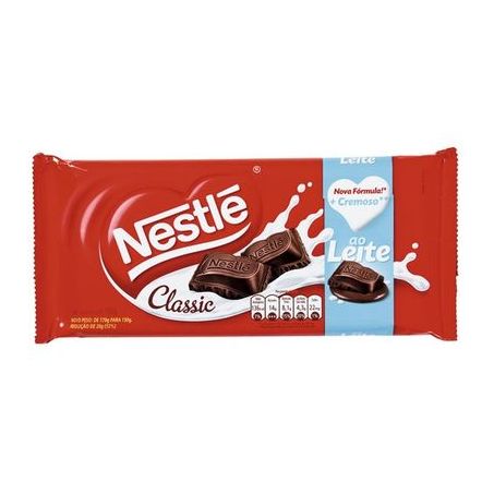 Chocolate nestle classic ao leite 150g