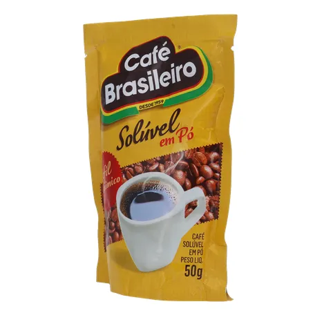Café brasileiro solúvel sachê 50g 360-4