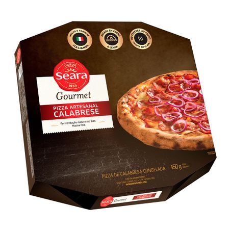 PIZZA ARTESANAL DE CALABRESA SEARA GOURMET