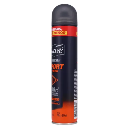 Antitranspirante Aerossol Suave Sport Fresh Frasco Spray 150ml 360-5