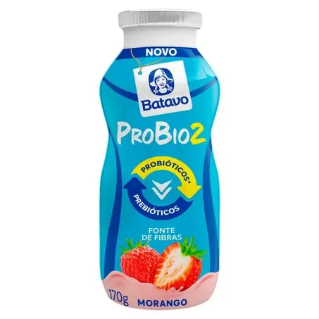 Iogurte batavo zero 170gr probio2 morango