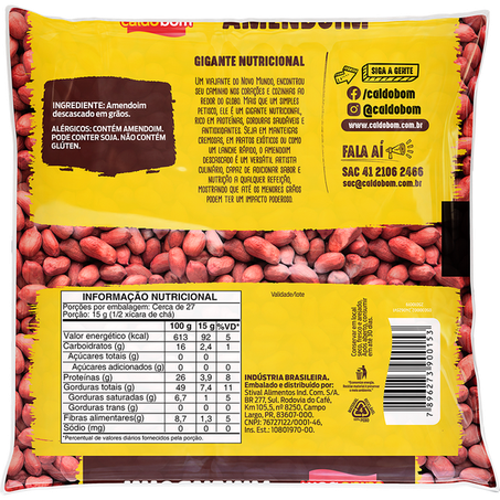 Amendoim Caldo Bom 400g 360-1