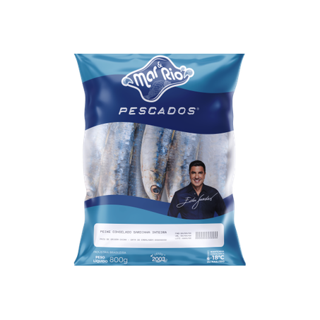 Peixe Sardinha Mar e Rio 800g Inteira