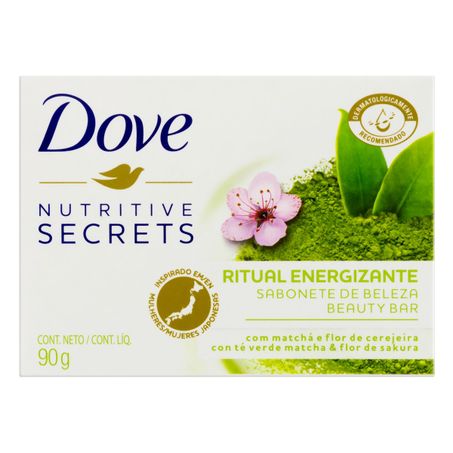 SABONETE MATCHÁ E FLOR DE CEREJEIRA DOVE NUTRITIVE SECRETS RITUAL ENERGIZANTE