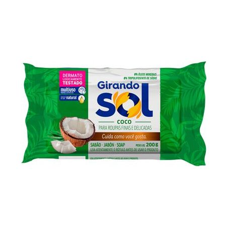 SABAO EM BARRA GIRANDO SOL 180G