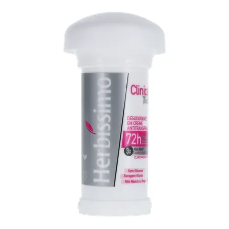 DESODORANTE EM CREME HERBÍSSIMO TWIST CLINICAL ROSA PROTEÇÃO INTENSA STICK 45G 360-33