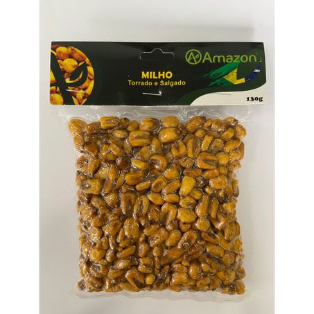 MILHO AMAZON TORRADO E SALGADO 130G