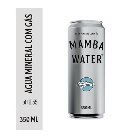 ÁGUA MINERAL C/GÁS MAMBA LT 350ML