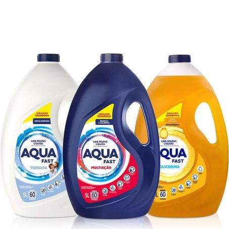 Lava roupas aquafast glicerina 5l