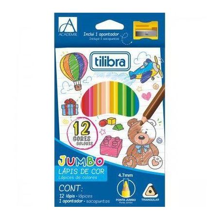 Lapis cor tilibra c/12 junbo