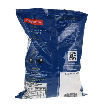 MASSA G DURO PAGANINI PENNE RIGATE 500G 360-17